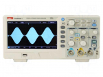 Oscilloscope: digital | Ch: 2 | 50MHz | 500Msps | 64kpts | 2n&divide;50s/div