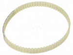Timing belt | AT5 | W: 10mm | H: 2.7mm | Lw: 375mm | Tooth height: 1.2mm