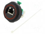 Connector: RJ45 | socket | PIN: 8 | 1.5A | 42VDC | 30VAC | gold-plated