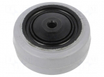 Transport wheel | &Oslash;: 80mm | W: 36mm | rubber | Shore hardness: 65 | POGES