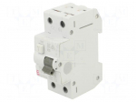RCBO breaker | Inom: 20A | Ires: 300mA | Poles: 2 | 230/400VAC | IP20