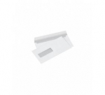 Envelope with window (30x90 mm) left, middle, E65 (DL), 110x220 mm, 80 g, white, Box 1000 pcs.