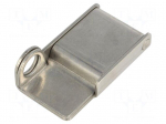 Blockade | stainless steel | W: 36mm | H: 12.5mm | L: 63.5mm