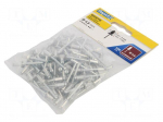Rivet | aluminium | Rivet diam: 4.8mm | L.rivet: 10mm | 100pcs.