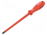 Screwdriver: insulated | slot | 8x1.2mm | Blade length: 175mm | 1kVAC