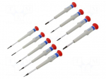 Screwdriver: precision-set | precision | slot | 9pcs.