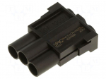 Connector: HDC | module | male | EPIC&reg; MC | PIN: 3 | 50A | 600V | crimped