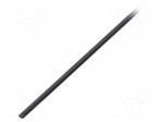 Hole and edge shield | polyolefine | L: 1.2m | black | H: 6mm | glued