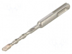 Drill bit | for concrete,impact | &Oslash;: 6mm | L: 110mm | SDS-Plus&reg;