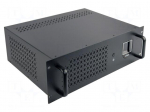 Power supply: UPS | 1.2kW | 2kVA | 230V | RACK | 480x150x350mm | 9Ah | 12h
