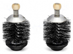 Brush | for cleaner | 2pcs | 34mm | Bristle material: plastic