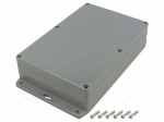 Enclosure: multipurpose | X: 146mm | Y: 222mm | Z: 55mm | ABS | dark grey