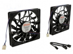 Fan: DC | axial | 12VDC | 120x120x15mm | 30.32dBA | EBR | 600&divide;1600rpm