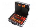 Tools set: general purpose | case | Torx&reg; | 1kV | 3/8" | 34pcs.