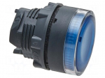 Switch: push-button | 22mm | Stabl.pos: 1 | blue | ZB5AV,ZB5AW,ZBV6