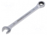 Wrench: combination spanner | rattle | 12mm | MicroSpeeder