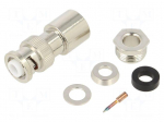 Connector: coaxial | plug | male | MHV | soldering,clamp | for cable