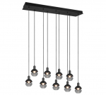 Trio-Lighting Mela  9-pc E14 matt black piekaramā lampa