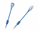 Arvuti komponendid ja tarvikud // PC/USB/LAN kaablid // Kabel USB 2.0  Az -Am przedłużacz 5m ekran+filtr