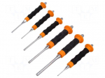 Tools set: punches | 2mm,3mm,4mm,5mm,6mm,8mm | 6pcs.