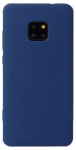 Back panel cover Evelatus Huawei Mate 20 Pro Premium Soft Touch Silicone Case Midnight Blue