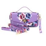 Case universal pocket Evelatus Universal Either Wallet Flower Purple