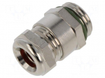 Cable gland | PG9 | IP68 | brass | metallic