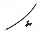 Fiber for LED | &Oslash;4.2mm | L: 152.4mm | round | Front: convex | SMFLP