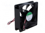 Fan: DC | axial | 12VDC | 92x92x25mm | 40.7dBA | ball | Out: R type