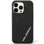 Back panel cover Karl Lagerfeld  Karl Lagerfeld KLHCN613DMKRLK iPhone 11 / Xr 6.1" black/black hardcase 3D Rubber Multi Logo