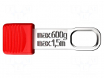 Holder | for working at height | TetheredTool | red | 600g | 10pcs.