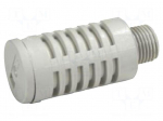 Sound suppression silencer | max.10bar | Thread: R 1" | outside