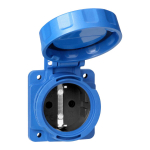 Uued tooted // Gniazdo tablicowe 2P+Z (Schuko), 16A, 230 VAC, IP68