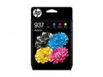 HP 937 CMYK Original Ink Cartridge 4-Pac