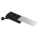 Uued tooted // Gniazdo meblowe z przesuwną pokrywą, 2x2P+Z (French), USB A+C, srebrne