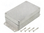 Enclosure: multipurpose | X: 81mm | Y: 125mm | Z: 41mm | 1550Z | aluminium