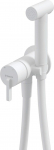 Concealed bidet mixer with bidetta receiver