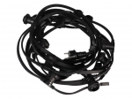 LED party garland - 50 x E27 socket - without bulbs - 25 m