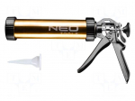 Dosing gun | for silicones | aluminium,steel | caulking gun