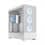 Computer case Fractal Design Pop XL Air RGB White TG Clear Tint, E-ATX up to 280 mm, ATX , mATX, Mini ITX, Power supply included No