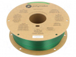 Filament: PET-G | 1.75mm | translucent,green | 230&divide;240&deg;C | 1kg