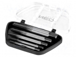 Tools set: screw extractor | 5pcs.