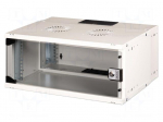 Enclosure: rack cabinet | Standard: 19" | SOHO PRO | 4U | grey | Z: 240mm