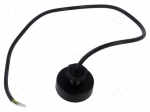 RFID reader | 10&divide;30V | Legic RF | 1-wire | Range: 30&divide;70mm | &Oslash;36.2mm