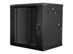 Other goods Lanberg  | Rack cabinet 19" double-section wall-mount 12U/600x600 (flat pack) | WF02-6612-10B | Black