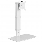 Single-Monitor 17"-32" Desk Stand, White