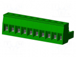 Connector: pluggable terminal block | plug | female | 12A | 300V | 1x10