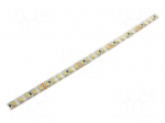 LED tape | white cold | 3528 | LED/m: 120 | 8.5mm | white PCB | IP65 | 120&deg;