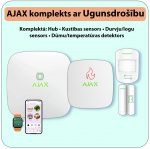Juhtmevaba GSM / Ethernet valves&uuml;steemi komplekt TULEOHUTUSEGA :: Valge AJAX
