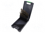 Drill set | for metal | high speed steel cobalt HSS-Co | 1&divide;10mm